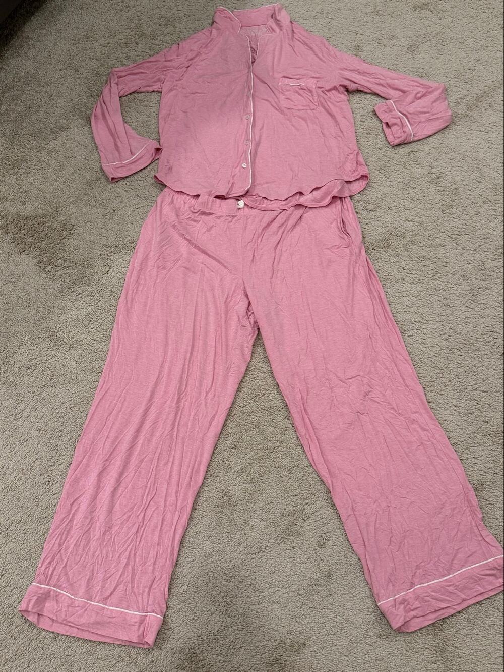 Victoria’s Secret So Soft Modal Pajama Set – Pink, Size XL